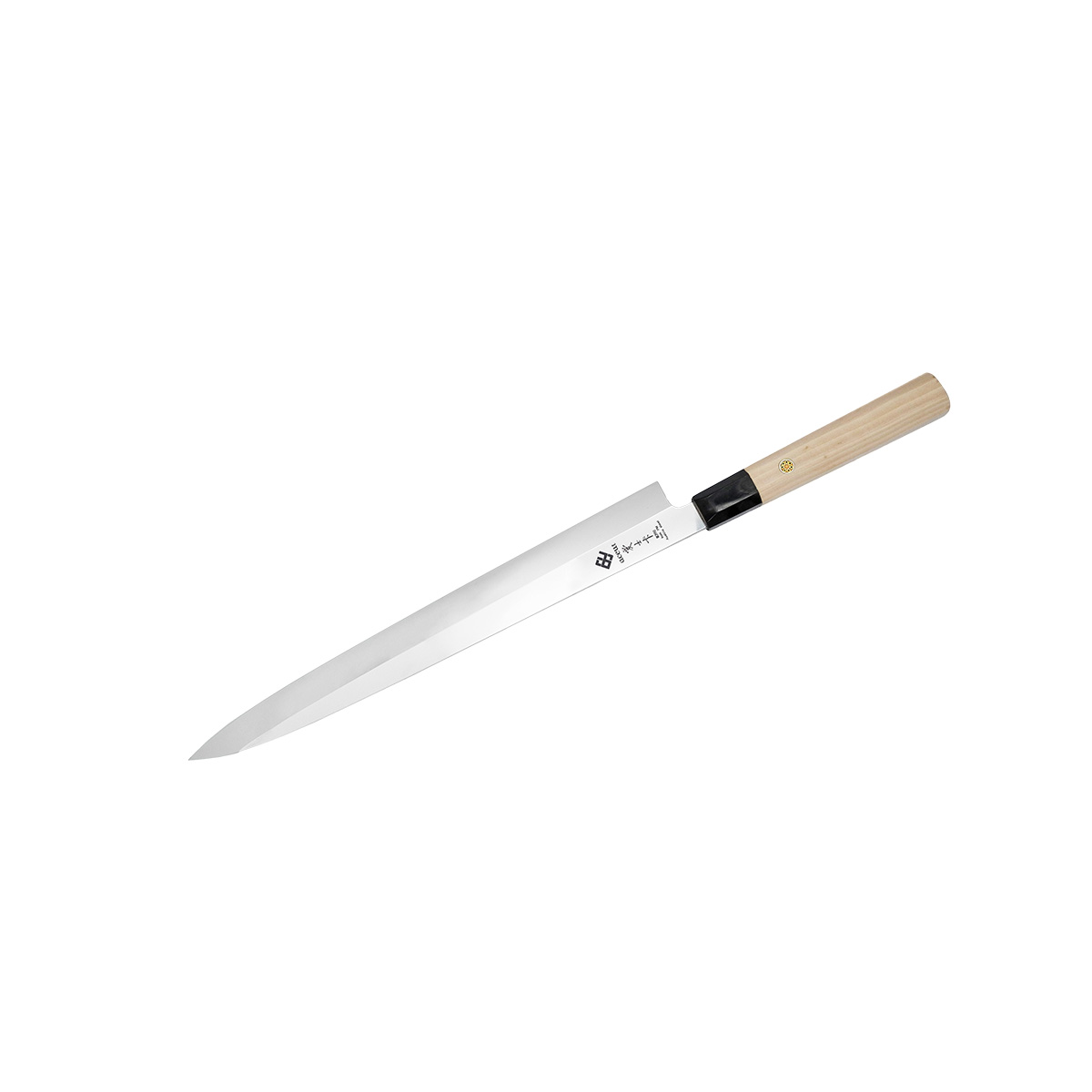 aceut愛士卡頂級刀具::24公分柳刃-m390 全鋼八角朴木柄愛士卡頂級廚刀